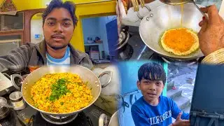 First Time Fried Egg Rice Try Kiya 😋 | Simple & Tasty Vlog | Krish Mahato Official