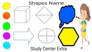 Shapes Drawing for Kids | Learn 2D Shapes song draw for kids | Toddler Learning preschool Nursery
