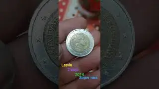 2 Euro 2014 Latvia🇱🇻 Super Rare Coin #youtube #youtubeshorts #ytshort