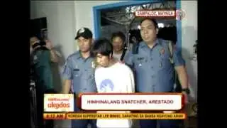 Alleged snatcher nabbed in Manila