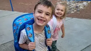 Aubrey's 1st Official Day of Preschool!!!