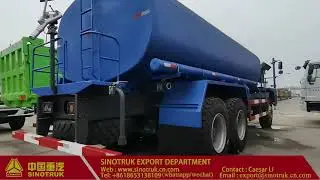 HOWO WATER TANK TRUCK ,WATER TANKER FOR SALE , SINOTRUK mining water  truck