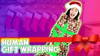 HUMAN GIFT WRAPPING CHALLENGE