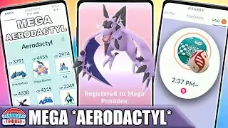 MEGA *AERODACTYL* COUNTER GUIDE! 100 IVs, Moveset & Weakness - Dark ROCK Evolution | Pok&eacute;mon Go