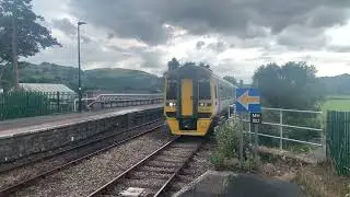 Transport for Wales Class 158 829 at Machynlleth Railway Station