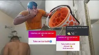 Took an Ice and Cold Shower Bath  🧊🚿🥶|| Control my life (Part-1)😢