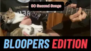 90-Second Song Bloopers. #funmusic #creative #guitar #songwriting #music #bloopers #laugh #songs