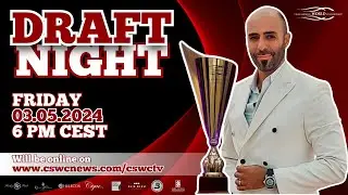 Cigar Smoking World Championsip DRAFT NIGHT 2024 FULL VIDEO