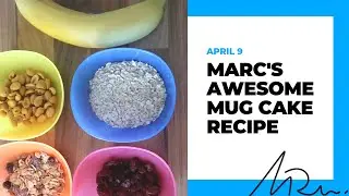 Marc's healthy mug cake breakfast recipe (Pinterest style)