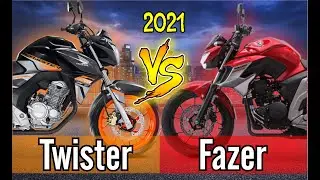 Comparativo: Honda CB250 Twister 2021 X Yamaha Fazer 250 ABS 2021 !!
