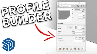 How to use Profile Builder for Interior Modeling in Sketchup | Create Moldings with Profile Builder