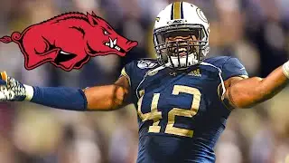 &ldquo;Welcome to Arkansas&rdquo; || Georgia Tech DE Jordan Domineck Highlights