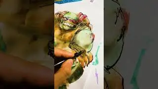 How to draw a Teenage Mutant Ninja Turtle by David Choe