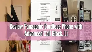 Review Panasonic Cordless Phone with Advanced Call Block, Link2Cell Bluetooth, One-Ring Scam Alert,