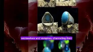Unlock the Dual Powers of Hybrid Werewolf & Vampire Haunted Rings Pendant witch talisman magick