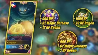 NEW ATLAS DEFENSE BUILD ON A LATE GAME!! | MLBB