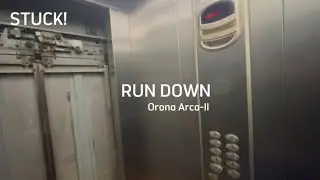 STUCK! RUN DOWN Orona Lifts!