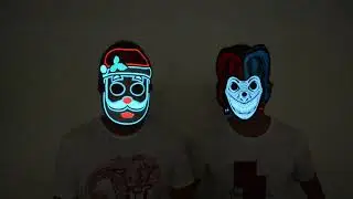 Party Mask Sound Activated Glowing Mask Luminous Flashing Mask
