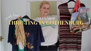 Come Thrifting with me in Gothenburg, Sweden | vintage, secondhand - The Girl Travels