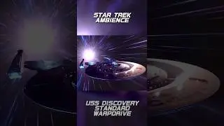 USS DISCOVERY STANDARD WARPDRIVE / DEEP ENGINE NOISE AND BRIDGE SOUNDS / STAR TREK SCIFI ASMR