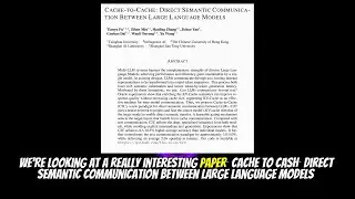 Cache-to-Cache: Direct Semantic Communication Between Large Language Models (Oct 2025)