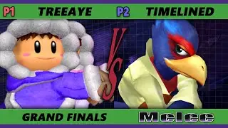 S@X 434 GRAND FINALS - Treeaye (Ice Climbers) Vs. Timelined [L] (Falco) Smash Melee - SSBM