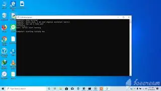 Using voice commands to trigger testing