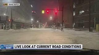 How are the roads in Grand Rapids Friday morning?