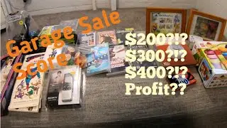 Garage Sale Sourcing - Spent $58 and could make $300 - Selling on eBay - Flipping for Profits