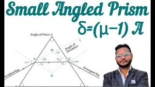 Small angled Prism🔥 | Ray Optics | Physics| 12th Jac | Cbse | 
