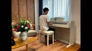 Nh&acirc;n vi&ecirc;n Bowman chơi 1 bản nhạc sau khi lắp đặt Đ&agrave;n Piano Điện Mới - BOWMAN CX-280 (2022) m&agrave;u trắng
