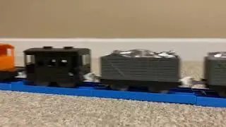 Salty pulling a fish train
