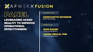 Leveraging Mixed Reality to Improve Operational Effectiveness///AFWERX Fusion 2020///