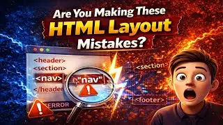Are You Making These HTML Layout Mistakes? | HTML Tutorial #16
