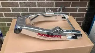 Harley Davidson FL FX shovel-head Metmachex swinging arm upgrade conversion aluminium super strong