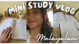 Mini study vlog | Malayalam | Class 11th | Commerce | #studyvlogmalayalam