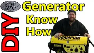 DIY Generator Maintenance To Prepare For Alternate Electric During Winter Snow Storm Power Outages