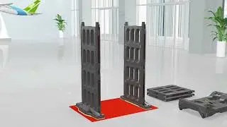 MOBIgate Portable Walk-Through Metal Detector