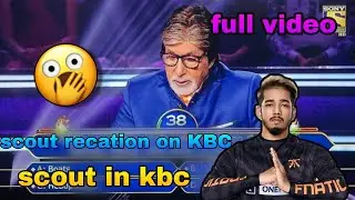 scout op in kbc 🔥 || scout in kaun banega crorepati || scout op kaun banega crorepati || @officialscoutop