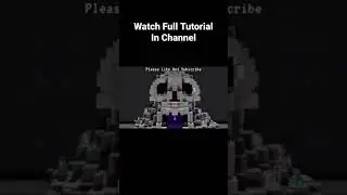 Skull Nether Portal Design in Minecraft