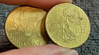 2001 France 50 Euro Cents Coin &bull;&nbsp;Values, Information, Mintage, History, and More