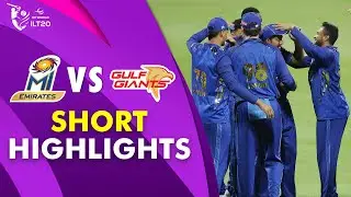 Short Highlights | MI Emirates vs Gulf Giants | Match 26 | DP World ILT20 | M3Y1J