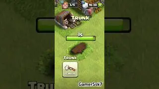 Removing Trunk Clash of Clans #gems #coc #satisfying #shorts #removeobstacles