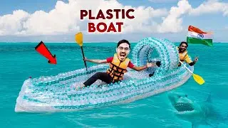 We Made a Boat Using Plastic Bottles 100% Success