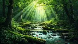 🌲 Fantasy Forest Stream with Koi Fish | Relaxing Nature Ambience & Magical Sounds