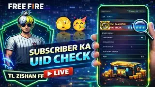 ZISHAN is Live | And Live Cheking U'ID #freefire #live #streaming #viral