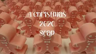 Pink Gingerbread Men | A 2020 Christmas Holiday Soap