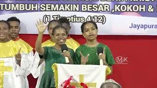 Ibadah Natal Biro Pelayanan Anak Dan Remaja Gereja KINGMI Klasis Kota Jayapura