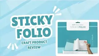 Craft Product Review - We R Makers Sticky Folio