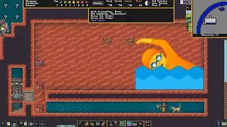 Dwarf Fortress 🍄 Изобретаем бассейн 🏊 Первый прототип